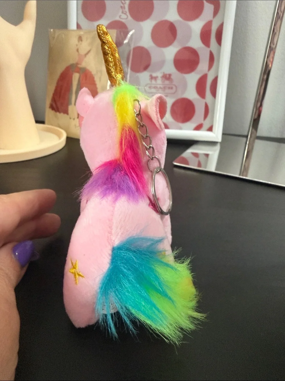 Unicorn Bag Charm/Key Holder